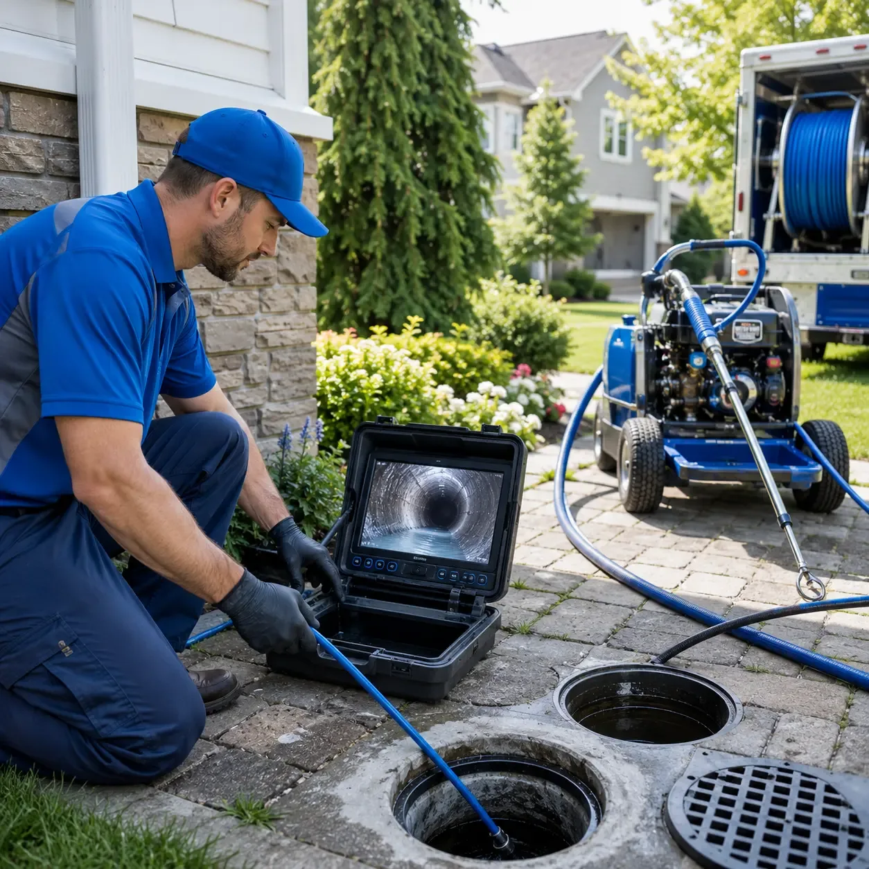 Outdoor drain cleaning professionals serving Long Lake, WI