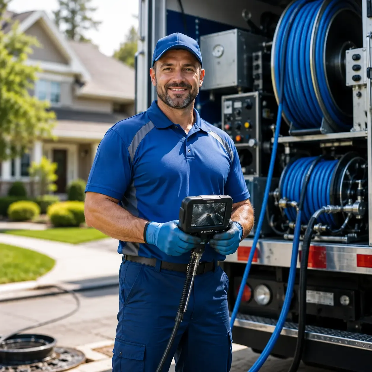 Local outdoor drain cleaning specialists in Long Lake, WI